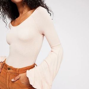 Free People To The Tropics Top, Ivory, NWOT, Size Medium